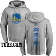 Gold Men's Andrew Wiggins Golden State Warriors Ash Backer Pullover Hoodie