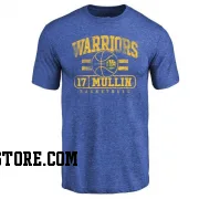 Gold Men's Chris Mullin Golden State Warriors Royal Baseline T-Shirt