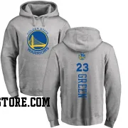 Gold Men's Draymond Green Golden State Warriors Ash Backer Pullover Hoodie