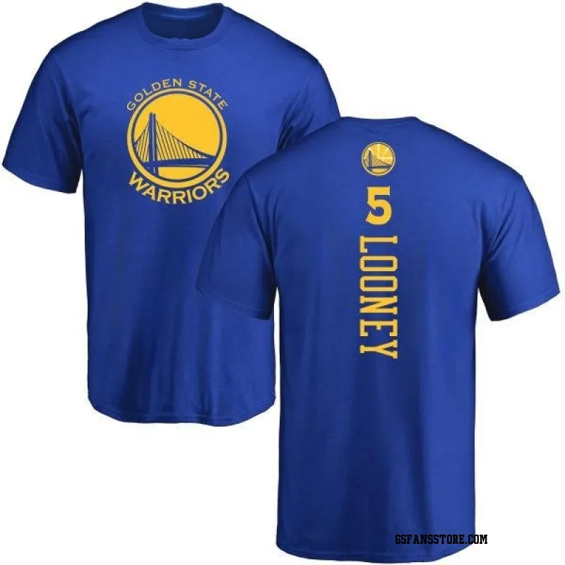 Gold Men's Kevon Looney Golden State Warriors Royal Backer T-Shirt