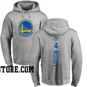 Gold Men's Moses Moody Golden State Warriors Ash Backer Pullover Hoodie