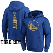 Gold Men's Moses Moody Golden State Warriors Royal Backer Pullover Hoodie