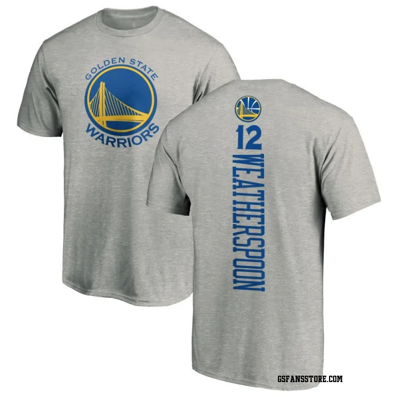 Gold Men's Quinndary Weatherspoon Golden State Warriors Ash Backer T-Shirt