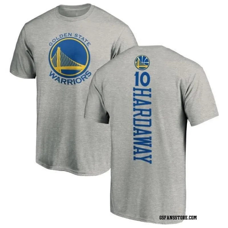 Gold Men's Tim Hardaway Golden State Warriors Ash Backer T-Shirt