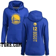 Gold Women's Andrew Bogut Golden State Warriors Royal Backer Pullover Hoodie