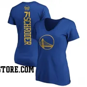 Gold Women's Dennis Schroder Golden State Warriors Royal Backer T-Shirt