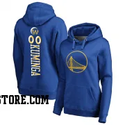 Gold Women's Jonathan Kuminga Golden State Warriors Royal Backer Pullover Hoodie