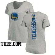 Gold Women's Latrell Sprewell Golden State Warriors Ash Backer T-Shirt