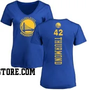 Gold Women's Nate Thurmond Golden State Warriors Royal Backer T-Shirt