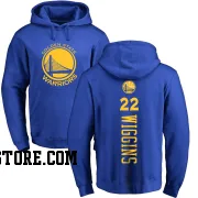 Gold Youth Andrew Wiggins Golden State Warriors Royal Backer Pullover Hoodie