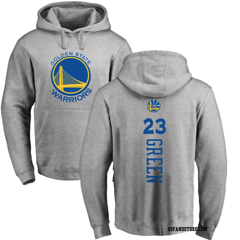 Gold Youth Draymond Green Golden State Warriors Ash Backer Pullover Hoodie