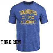 Gold Youth Moses Moody Golden State Warriors Royal Baseline T-Shirt