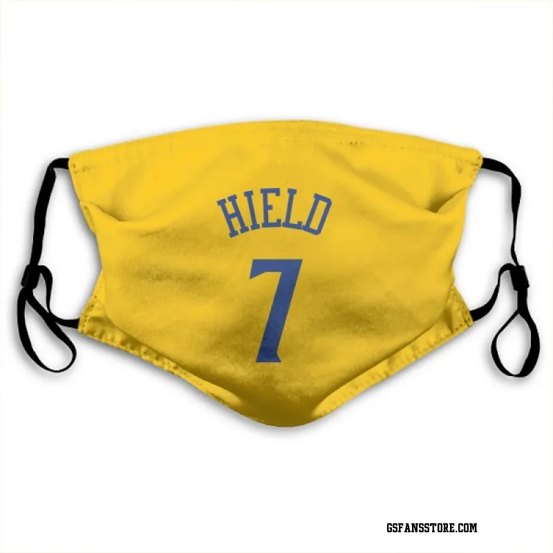 Gold en State Warriors  Buddy Hield  Face Mask (With 2 Free PM2.5 Filters)