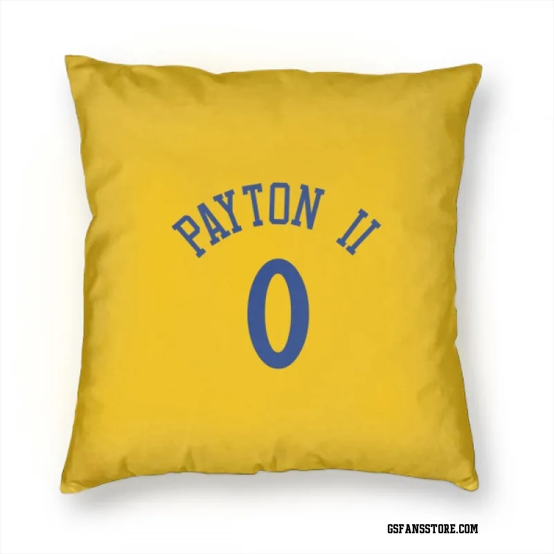 Gold en State Warriors  Gary Payton II  Pillow Cover (18 X 18)