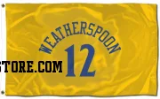 Gold en State Warriors  Quinndary Weatherspoon  Flag (3 X 5)