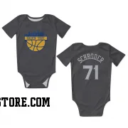 Gray Golden State Warriors  Dennis Schroder  Newborn & Infant Bodysuit