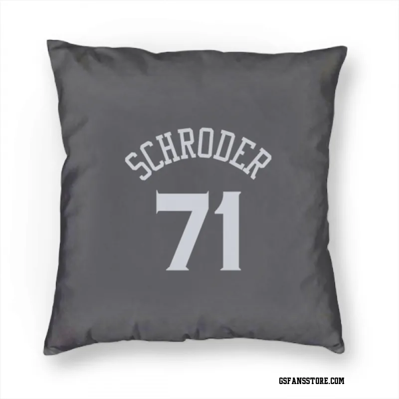 Gray Golden State Warriors  Dennis Schroder  Pillow Cover (18 X 18)