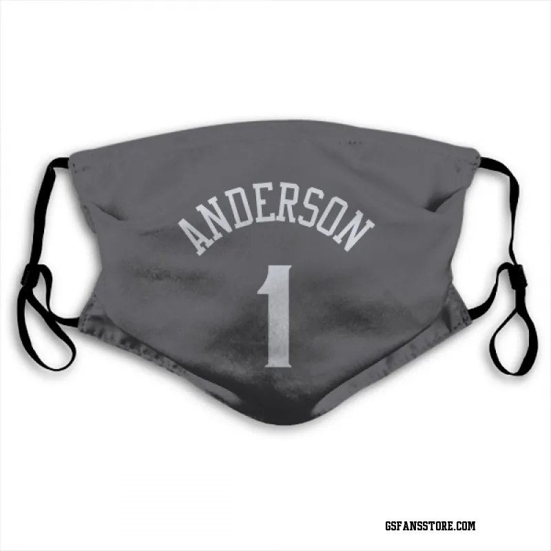 Gray Golden State Warriors  Kyle Anderson  Face Mask (With 2 Free PM2.5 Filters)