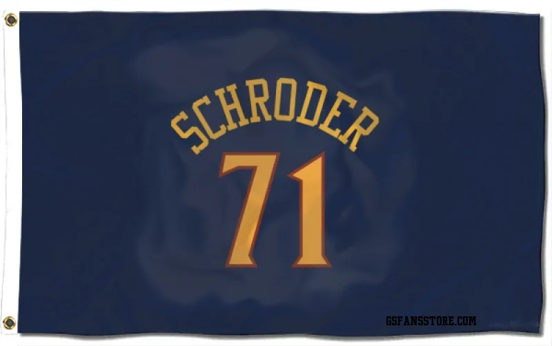 Navy Golden State Warriors  Dennis Schroder  Flag (3 X 5)