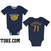 Navy Golden State Warriors  Dennis Schroder  Newborn & Infant Bodysuit