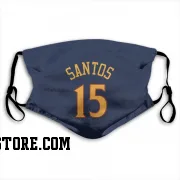 Navy Golden State Warriors  Gui Santos  Face Mask (With 2 Free PM2.5 Filters)