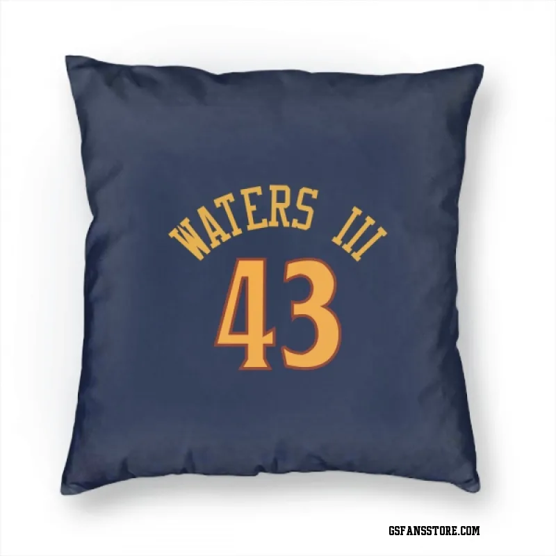 Navy Golden State Warriors  Lindy Waters III  Pillow Cover (18 X 18)