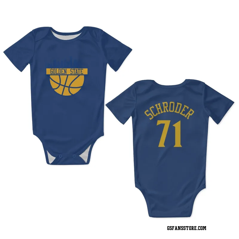 Royal Golden State Warriors  Dennis Schroder  Newborn & Infant Bodysuit