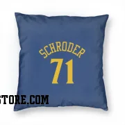 Royal Golden State Warriors  Dennis Schroder  Pillow Cover (18 X 18)