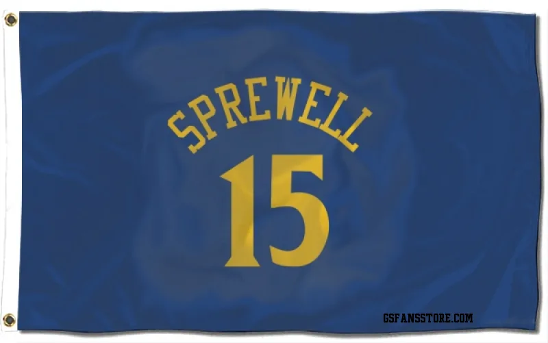 Royal Golden State Warriors  Latrell Sprewell  Flag (3 X 5)