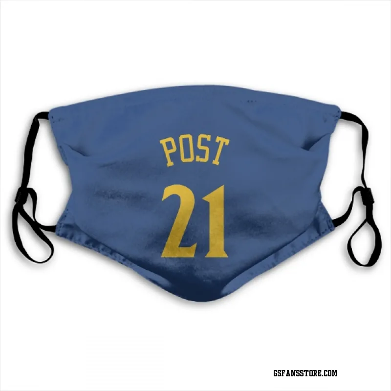 Royal Golden State Warriors  Quinten Post  Face Mask (With 2 Free PM2.5 Filters)