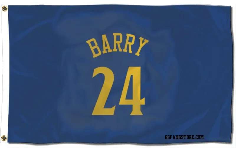 Royal Golden State Warriors  Rick Barry  Flag (3 X 5)