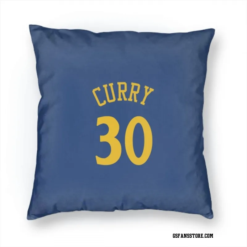 Royal Golden State Warriors  Stephen Curry  Pillow Cover (18 X 18)