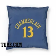 Royal Golden State Warriors  Wilt Chamberlain  Pillow Cover (18 X 18)