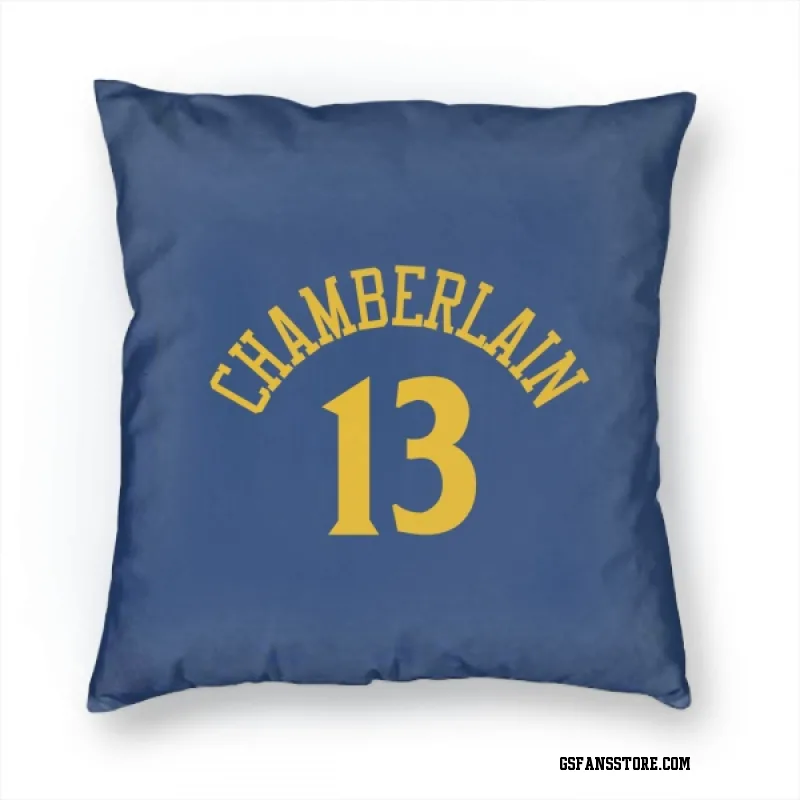 Royal Golden State Warriors  Wilt Chamberlain  Pillow Cover (18 X 18)