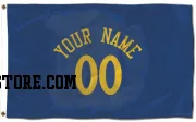 Royal Golden State Warriors Custom  Flag (3 X 5)