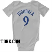 White Golden State Warriors  Andre Iguodala  Newborn & Infant Bodysuit