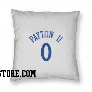 White Golden State Warriors  Gary Payton II  Pillow Cover (18 X 18)