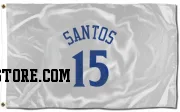 White Golden State Warriors  Gui Santos  Flag (3 X 5)