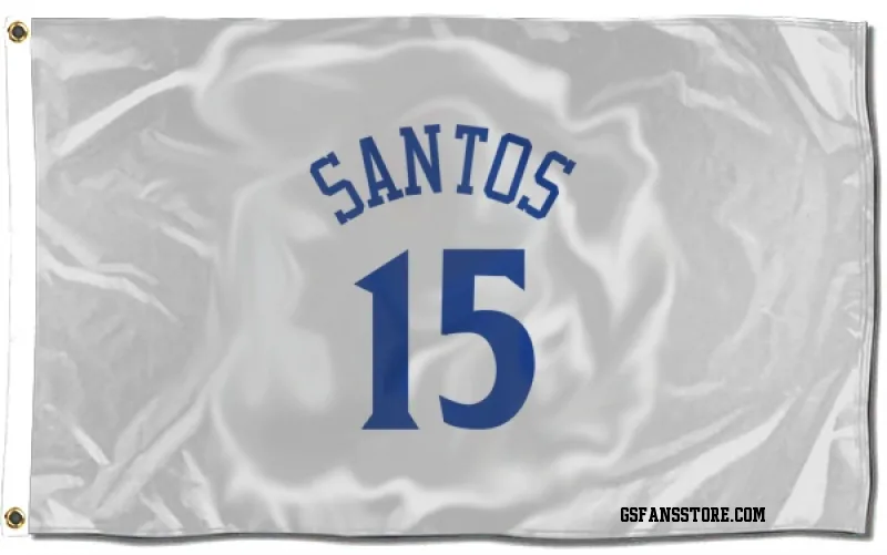 White Golden State Warriors  Gui Santos  Flag (3 X 5)