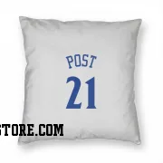 White Golden State Warriors  Quinten Post  Pillow Cover (18 X 18)