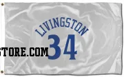 White Golden State Warriors  Shaun Livingston  Flag (3 X 5)