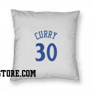 White Golden State Warriors  Stephen Curry  Pillow Cover (18 X 18)